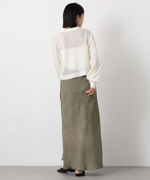 Gready Brilliant（グレディブリリアン）の「顔料染めバイアスフレアスカート（スカート・レディース・キャメル/カーキ・38）」の5枚目の写真