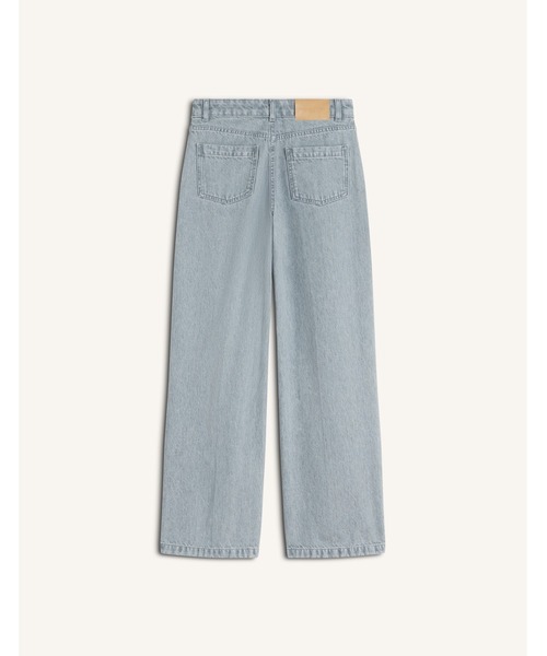 Maison Kitsune（メゾンキツネ）の「PLEATED JEANS（デニムパンツ・レディース・ライトグレー・24/27/26/25）」の6枚目の写真