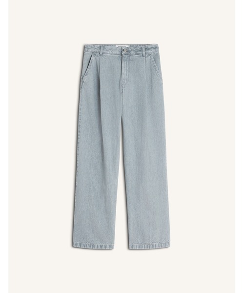 Maison Kitsune(メゾンキツネ)の「PLEATED JEANS(デニムパンツ・レディース・ライトグレー・24/27/26/25)」の7枚目の写真