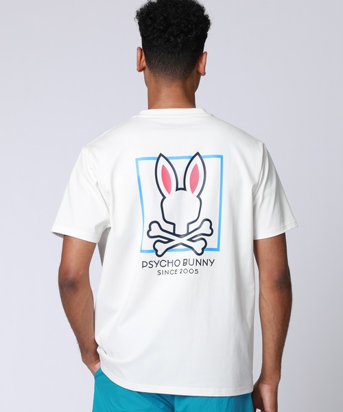 Psycho Bunny(サイコバニー)の「クールマックス バックプリントTシャツ(Tシャツ/カットソー・メンズ・ホワイト/ブラック・MEDIUM/LARGE/X-LARGE/SMALL)」の15枚目の写真