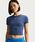 NIKE�i�i�C�L�j�́u�i�C�L �X�|�[�c�E�F�A �`�� �j�b�g �E�B�����Y �X���� �N���b�v�h T�V���c / Nike Sportswear Chill Knit Women's Slim Cropped T-Shirt II3659-461 Mystic Navy�iT�V���c/�J�b�g�\�[�j�v�b�u���[�n���̑�