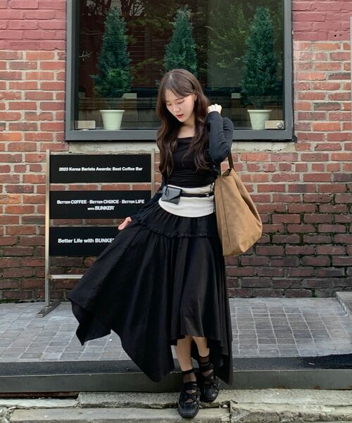 MARHEN.J(マルヘンジェイ)の「ルアン (ROUEN)スエード ショルダーバッグ(ショルダーバッグ・レディース・ブラウン/カーキ・FREE)」の8枚目の写真