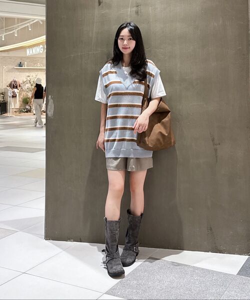 MARHEN.J(マルヘンジェイ)の「ルアン (ROUEN)スエード ショルダーバッグ(ショルダーバッグ・レディース・ブラウン/カーキ・FREE)」の10枚目の写真