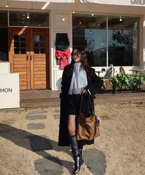 MARHEN.J(マルヘンジェイ)の「ルアン (ROUEN)スエード ショルダーバッグ(ショルダーバッグ・レディース・ブラウン/カーキ・FREE)」の14枚目の写真