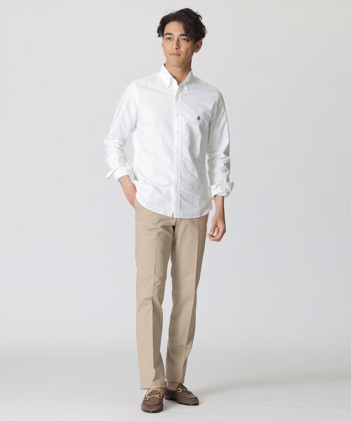 Paul Stuart(ポールスチュアート)の「【WEB・一部店舗限定】「Adjustable Fit」&「Keep Pressed」 コットンツイル ドレスチノパンツ(スラックス・メンズ・ネイビー/ベージュ系その他・46/50/48/52/54)」の4枚目の写真