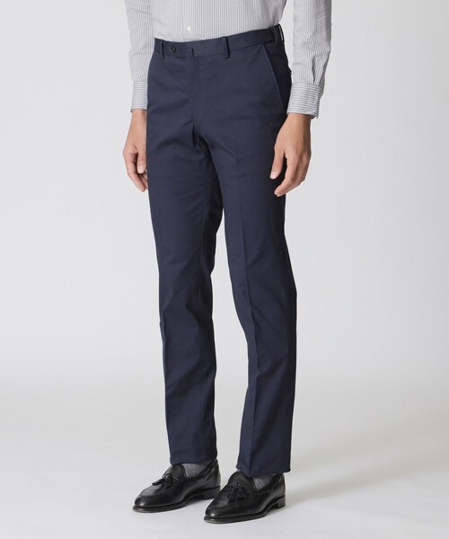 Paul Stuart(ポールスチュアート)の「【WEB・一部店舗限定】「Adjustable Fit」&「Keep Pressed」 コットンツイル ドレスチノパンツ(スラックス・メンズ・ネイビー/ベージュ系その他・46/50/48/52/54)」の6枚目の写真