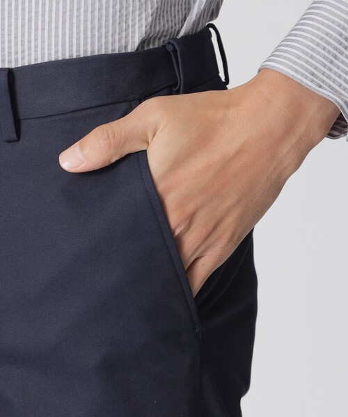 Paul Stuart(ポールスチュアート)の「【WEB・一部店舗限定】「Adjustable Fit」&「Keep Pressed」 コットンツイル ドレスチノパンツ(スラックス・メンズ・ネイビー/ベージュ系その他・46/50/48/52/54)」の8枚目の写真