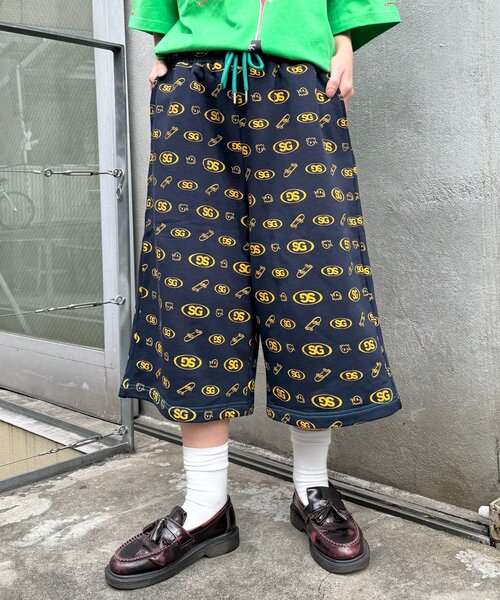 SOUNDS GOOOOD】総柄スウェットハーフパンツ（その他パンツ
