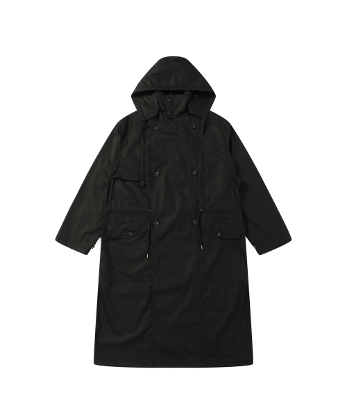 SOLEW(ソル)の「リバティロングトレンチコート_ブラック(トレンチコート・メンズ・その他・SMALL/MEDIUM/LARGE)」の1枚目の写真
