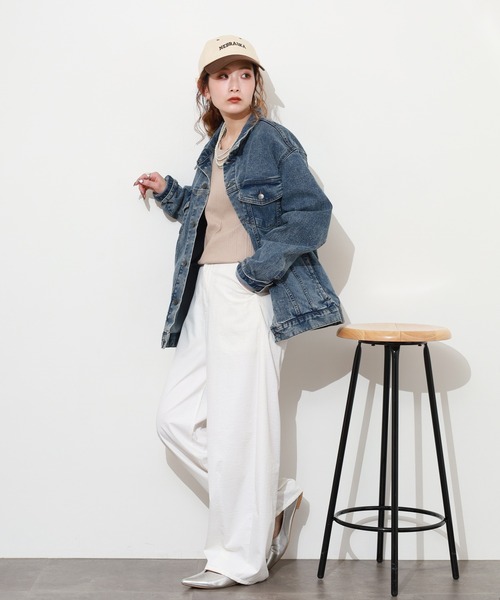 FUNALIVE(ファンアライブ)の「HANES Gジャン ストレッチデニム キングサイズ(デニムジャケット・メンズ・ブルー/サックスブルー/ブラック・2L/4L/3L/5L)」の6枚目の写真