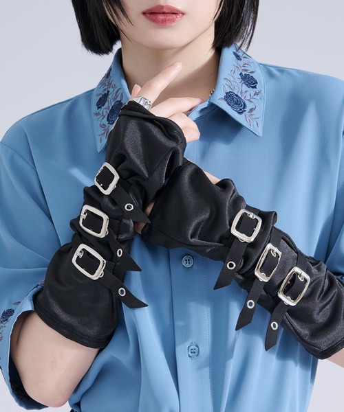 belt design armwarmer /ベルトデザインアームウォーマー（アーム
