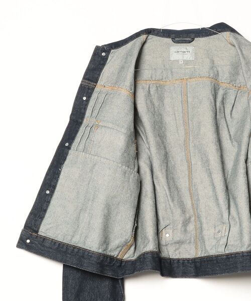 Carhartt WIP(カーハートダブリューアイピー)の「Belmar Jacket(デニムジャケット・メンズ・ブルー系その他・SMALL/MEDIUM/LARGE)」の2枚目の写真