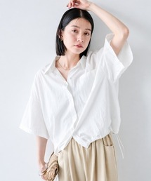 ドロスト半袖シャツ