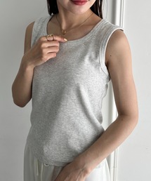 コーデを選ばない◎ベーシックテレコタンクトップ