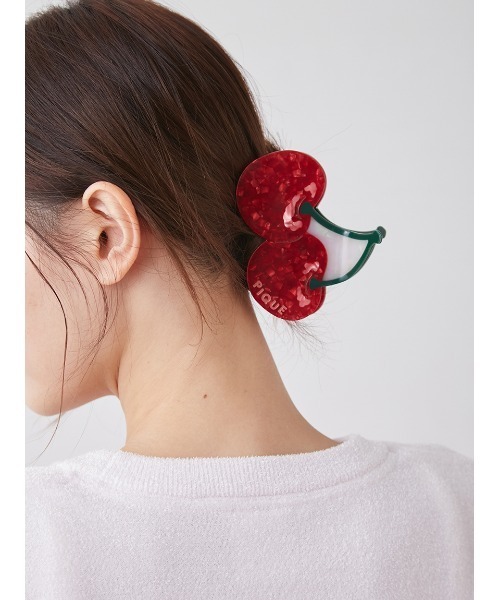 フルーツヘアバンスクリップ（その他ルームウェア）｜gelato pique