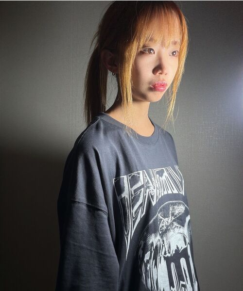 MAISON MINED(メゾンミネド)の「STICKY LONG SLEEVE CHARCOAL(Tシャツ/カットソー・メンズ・その他・SMALL/MEDIUM/LARGE)」の4枚目の写真