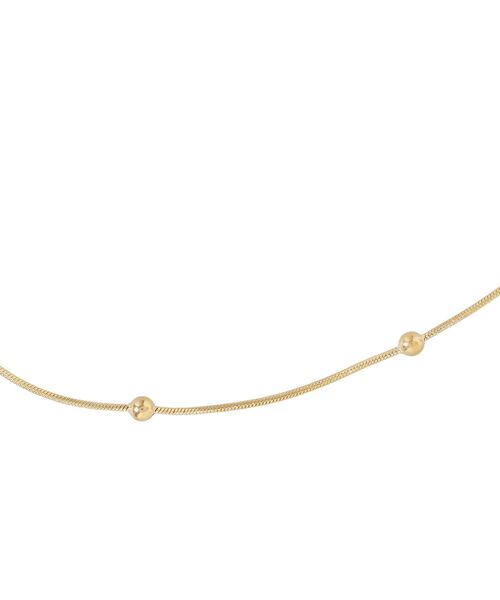 AMERICAN HOLIC(アメリカンホリック)の「【ステンレス】スイッチドボールチェ-ンネックレス(ネックレス・レディース・シルバー/ゴールド・FREE)」の7枚目の写真