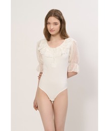 LILY BROWN | 【LILY BROWN Lingerie】レーシーパフスリーブボディスーツ(その他アンダーウェア/インナー)