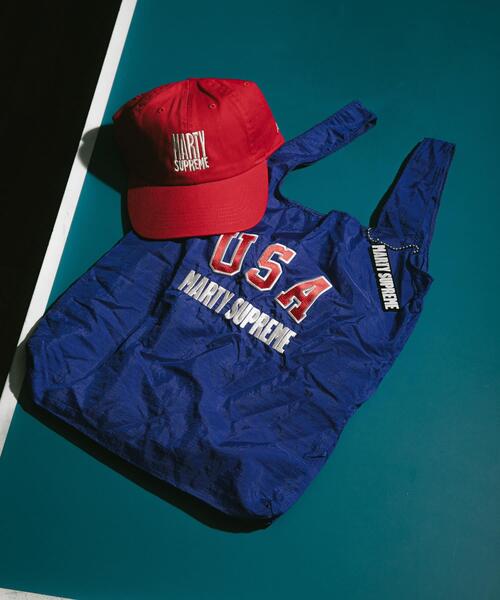 URBAN RESEARCH(アーバンリサーチ)の「URBAN RESEARCH×MARTY SUPREME×A24 US LOGO NYLON BAG(トートバッグ・メンズ・ホワイト/ブルー・FREE)」の5枚目の写真