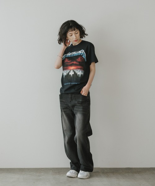 METALLICA(メタリカ)の「METALLICA (メタリカ) HEART EXPLOSIVE / ROCMTLTSBMOP クルーネック Tシャツ バンドT メンズ 秋 秋服 2026年秋冬(Tシャツ/カットソー・メンズ・ブラック系その他/ブラック系その他2・S/M/L/XL)」の15枚目の写真