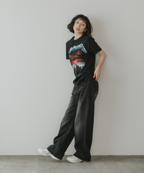 METALLICA(メタリカ)の「METALLICA (メタリカ) HEART EXPLOSIVE / ROCMTLTSBMOP クルーネック Tシャツ バンドT メンズ 秋 秋服 2026年秋冬(Tシャツ/カットソー・メンズ・ブラック系その他/ブラック系その他2・S/M/L/XL)」の13枚目の写真
