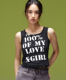 X-girl | 2WAY LACE UP TANK TOP(タンクトップ)