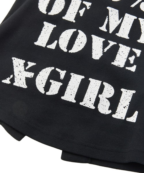 X-girl（エックスガール）の「2WAY LACE UP TANK TOP（タンクトップ・レディース・ホワイト/ブラック/ブラウン・ONE SIZE）」の18枚目の写真