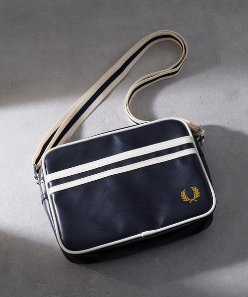 FRED PERRY（フレッドペリー）の「【FRED PERRY】CLASSIC MINI SHOUDLER BAG L2168（ショルダーバッグ・メンズ・ネイビー/ブラック・FREE）」の14枚目の写真