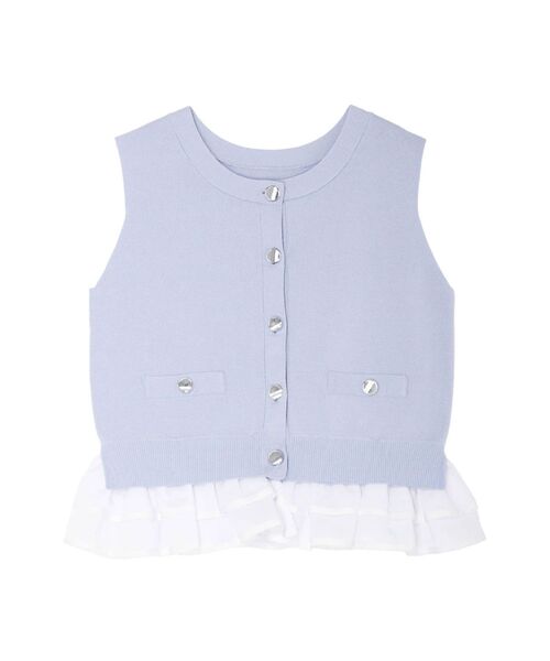 LAGUNAMOON(ラグナムーン)の「ノースリドッキングニット 【夏服】 【オフィスカジュアル】(ニット/セーター・レディース・アイボリー/ブルー/ネイビー/ブラウン・FREE)」の20枚目の写真