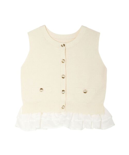 LAGUNAMOON(ラグナムーン)の「ノースリドッキングニット 【夏服】 【オフィスカジュアル】(ニット/セーター・レディース・アイボリー/ブルー/ネイビー/ブラウン・FREE)」の22枚目の写真
