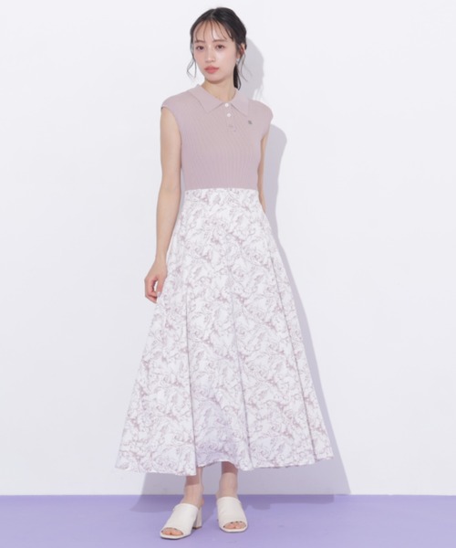 JILL by JILL STUART(ジルバイジルスチュアート)の「フレンチスリーブドッキングワンピース(ワンピース・レディース・ブラック/ピンク/ホワイト・FREE)」の20枚目の写真