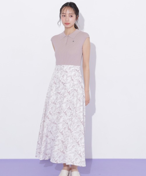 JILL by JILL STUART(ジルバイジルスチュアート)の「フレンチスリーブドッキングワンピース(ワンピース・レディース・ブラック/ピンク/ホワイト・FREE)」の19枚目の写真