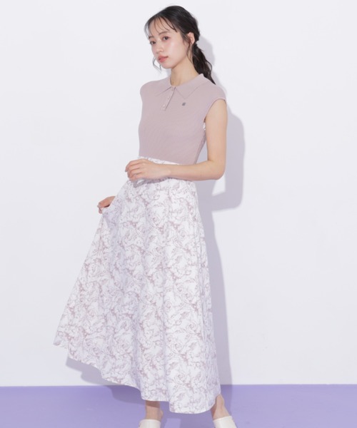 JILL by JILL STUART(ジルバイジルスチュアート)の「フレンチスリーブドッキングワンピース(ワンピース・レディース・ブラック/ピンク/ホワイト・FREE)」の17枚目の写真