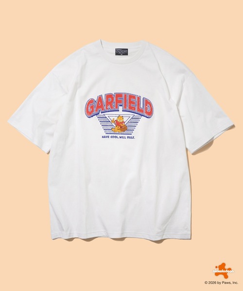 BENCH'S SELECT（ベンチセレクト）の「【GARFIELD】ガーフィールド グラフィックT 半袖 ユニセックス（Tシャツ/カットソー・メンズ・ブラック/ホワイト・LARGE/MEDIUM/SMALL）」の2枚目の写真