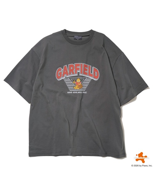 BENCH'S SELECT（ベンチセレクト）の「【GARFIELD】ガーフィールド グラフィックT 半袖 ユニセックス（Tシャツ/カットソー・メンズ・ブラック/ホワイト・LARGE/MEDIUM/SMALL）」の4枚目の写真