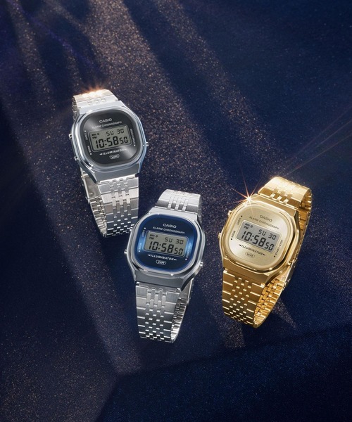 CASIO(カシオ)の「CASIO CLASSIC / A140WE-2AJF(デジタル腕時計・メンズ・ネイビー・FREE)」の5枚目の写真