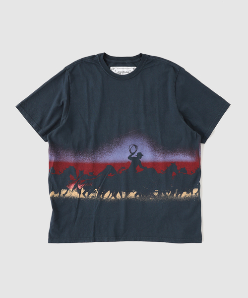 JOURNAL STANDARD(ジャーナルスタンダード)の「ONE OF THESE DAYS DRIFTIN' BACK TSHIRT(Tシャツ/カットソー・メンズ・ブラック系その他/アイボリー・LARGE/MEDIUM)」の2枚目の写真