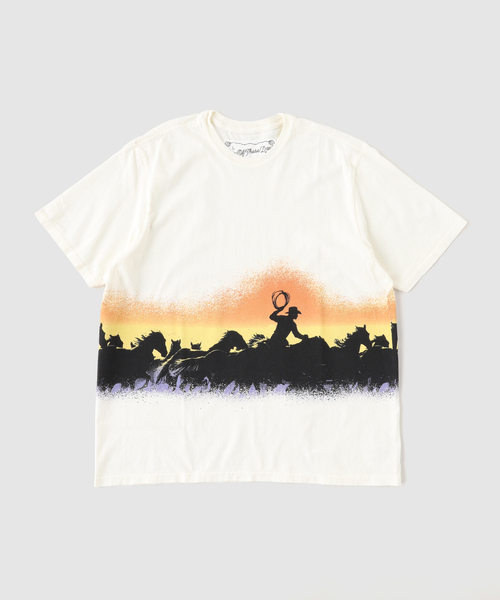 JOURNAL STANDARD(ジャーナルスタンダード)の「ONE OF THESE DAYS DRIFTIN' BACK TSHIRT(Tシャツ/カットソー・メンズ・ブラック系その他/アイボリー・LARGE/MEDIUM)」の1枚目の写真