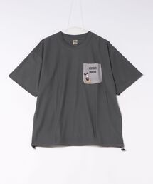 【 Disney 】 Mickey ポケット付き半袖Tシャツ 26S5