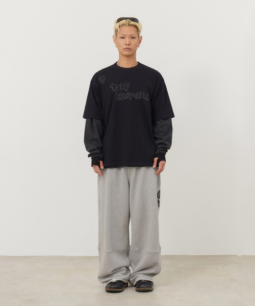 TONY LAWRENCE(トニーローレンス)の「レタリングロゴ半袖Tシャツブラック(Tシャツ/カットソー・メンズ・その他・1/2)」の2枚目の写真