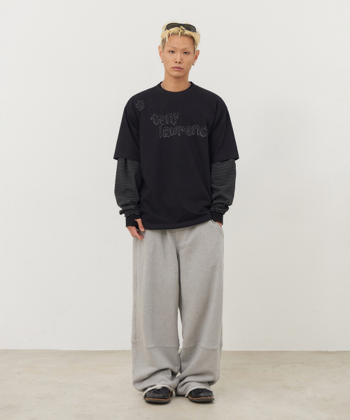 TONY LAWRENCE(トニーローレンス)の「レタリングロゴ半袖Tシャツブラック(Tシャツ/カットソー・メンズ・その他・1/2)」の4枚目の写真