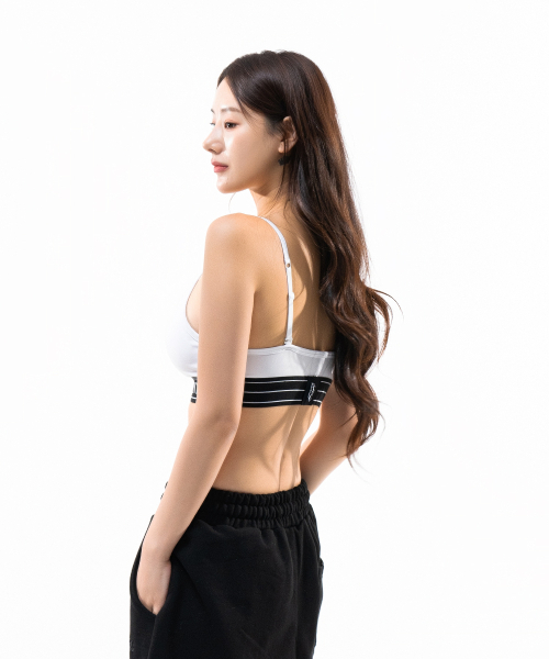 PHYSICAL GARMENTS（フィジカルガーメンツ）の「P5023 ウーマンバンドブラトップ [2カラー]（チューブトップ・レディース・ホワイト/ブラック・SMALL/LARGE/MEDIUM）」の7枚目の写真
