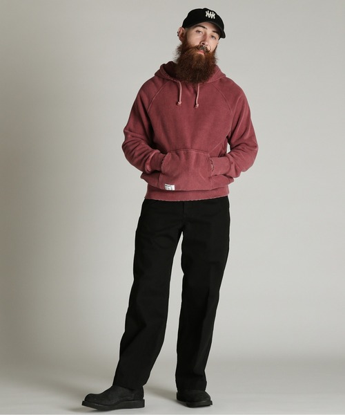 Schott（ショット）の「Schott/ショット/ASING AFTER HOOD SWEAT/エイジング アフター フード スウェット パーカー（パーカー・メンズ・ブラック/ブラウン/ダークグリーン・2XL/L/M/XL）」の10枚目の写真