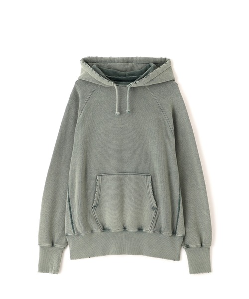Schott（ショット）の「Schott/ショット/ASING AFTER HOOD SWEAT/エイジング アフター フード スウェット パーカー（パーカー・メンズ・ブラック/ブラウン/ダークグリーン・2XL/L/M/XL）」の16枚目の写真