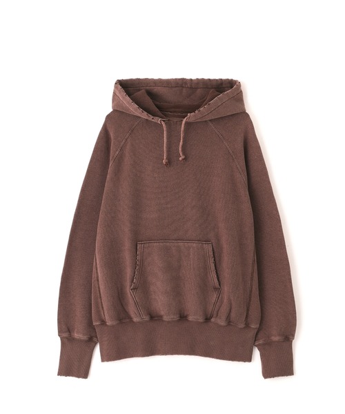 Schott（ショット）の「Schott/ショット/ASING AFTER HOOD SWEAT/エイジング アフター フード スウェット パーカー（パーカー・メンズ・ブラック/ブラウン/ダークグリーン・2XL/L/M/XL）」の14枚目の写真