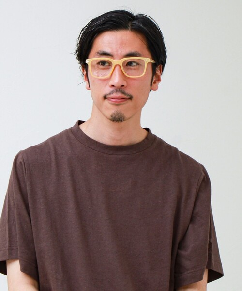 GLOSTER(グロスター)の「ワイドフレームサングラス(メガネ・メンズ・クリア/ベージュ/ブラック・FREE)」の20枚目の写真