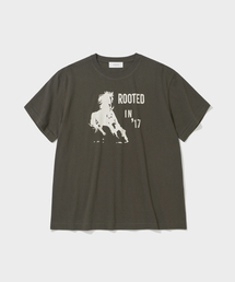 SHIRTER（シャーター）の「VTG LOGO T-SHIRT (BROWN)（Tシャツ/カットソー）」