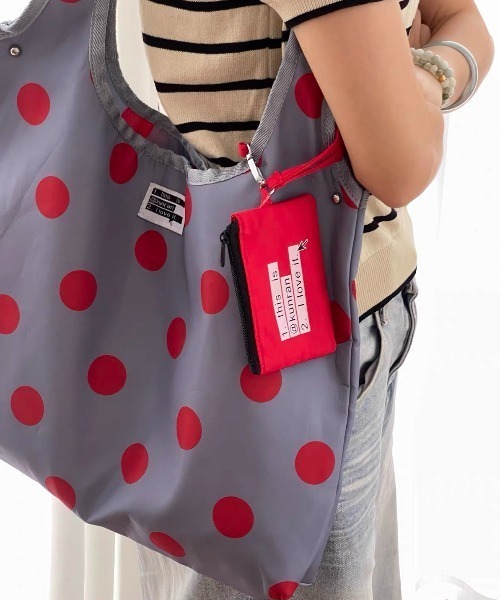 Vipoa(ヴィポア)の「Bicolor polka dot shoulder bag(ショルダーバッグ・レディース・グレー/ブラウン/ホワイト・FREE)」の16枚目の写真