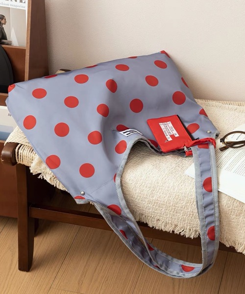 Vipoa(ヴィポア)の「Bicolor polka dot shoulder bag(ショルダーバッグ・レディース・グレー/ブラウン/ホワイト・FREE)」の17枚目の写真