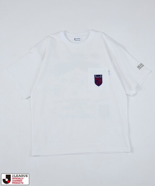 FREAK'S STORE(フリークスストア)の「J.LEAGUE × FREAK’S STORE 別注SUPPORTERS SHORT SLEEVE TEE【FC東京】/ Jリーグ 別注 Tシャツ(Tシャツ/カットソー・メンズ・ホワイト/チャコールグレー・MEDIUM/SMALL/X-LARGE/LARGE)」の14枚目の写真